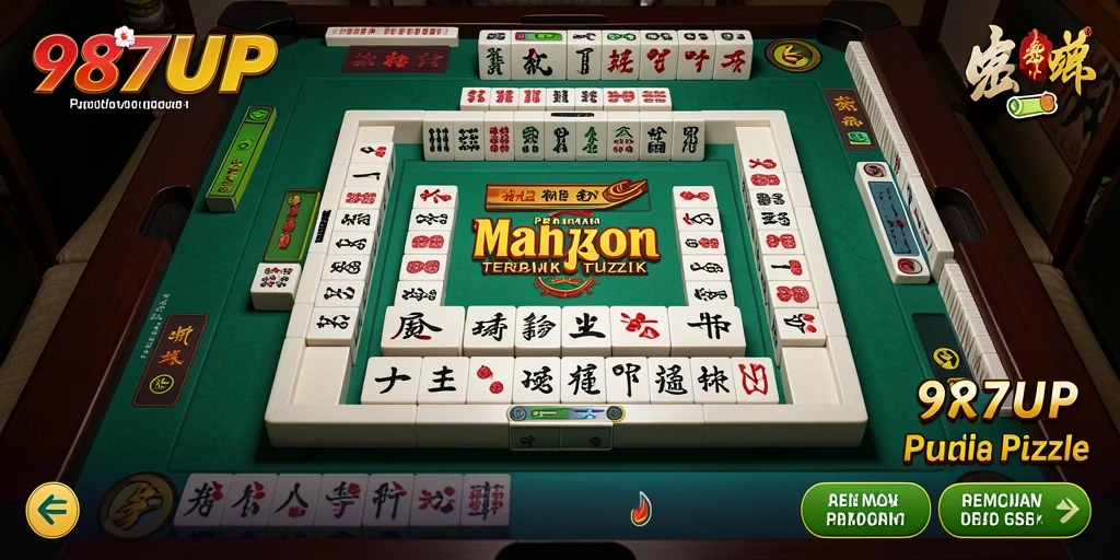 Tampilan gameplay Mahjong yang menarik di 987UP.