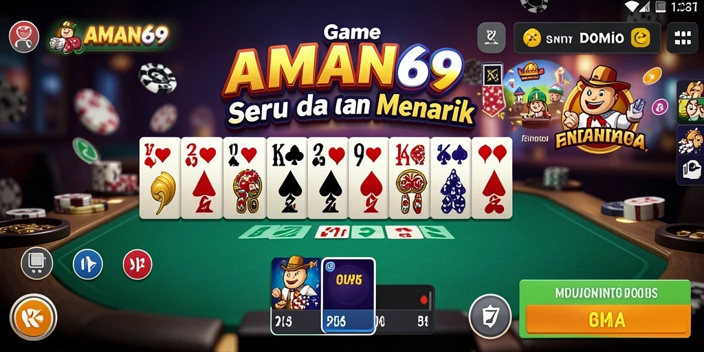 Tampilan gameplay Domino yang menyenangkan dan interaktif.