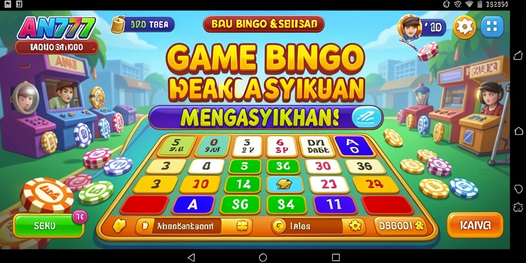 Tampilan gameplay seru dalam AN777 dengan suasana bingo yang menyenangkan.