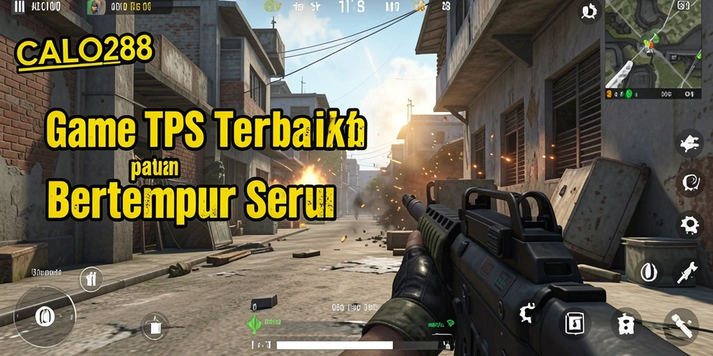 Tampilan gameplay mendebarkan dalam CALO288 saat pertempuran intens.