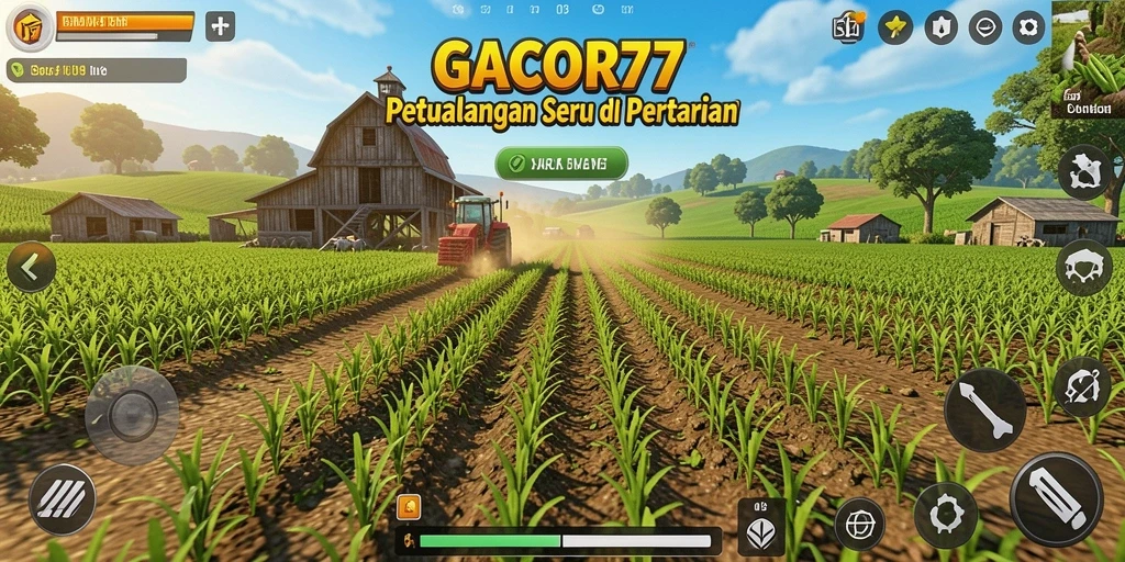 Tampilan grafis menarik dalam gameplay pertanian GACOR77.