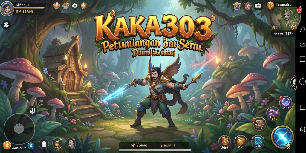 Tampilan seru gameplay KAKA303 dalam dunia petualangan.