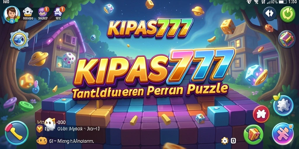 Tampilan gameplay KIPAS777 yang penuh warna dan menantang.