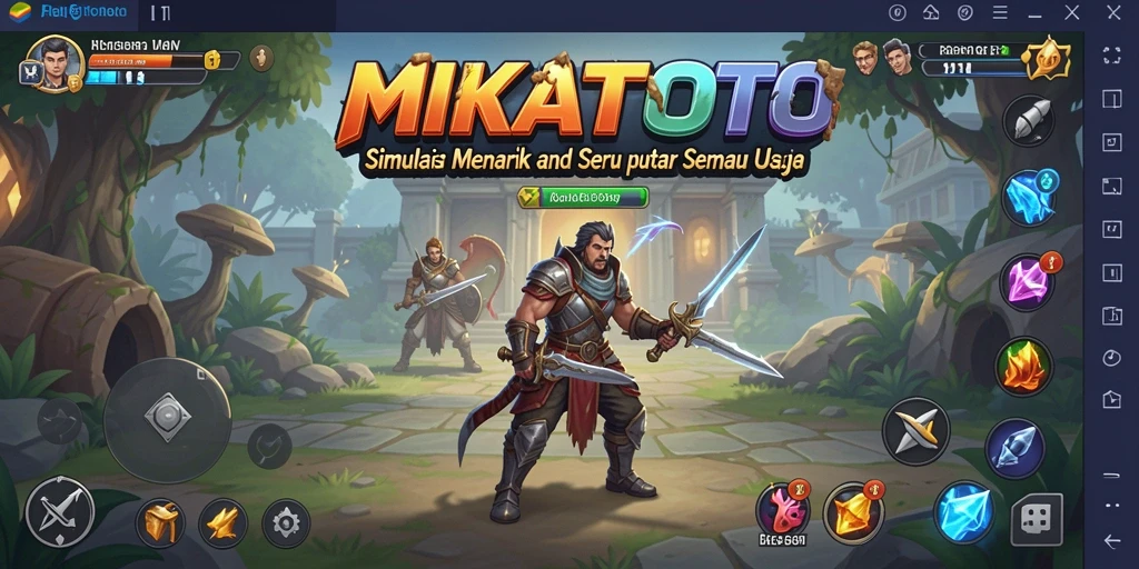 Menampilkan gameplay menarik dari MIKATOTO dalam simulasi kehidupan.