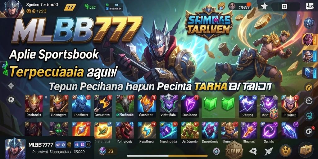 Tampilan menarik dari gameplay taruhan Sportsbook di MLBB777.