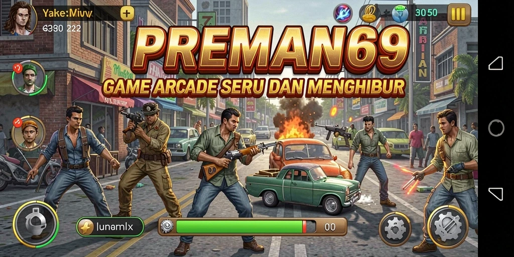 Tampilan gameplay PREMAN69 yang mengasyikkan dan penuh aksi.