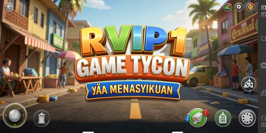 Tampilan gameplay seru dan manajemen bisnis di RVIP1.