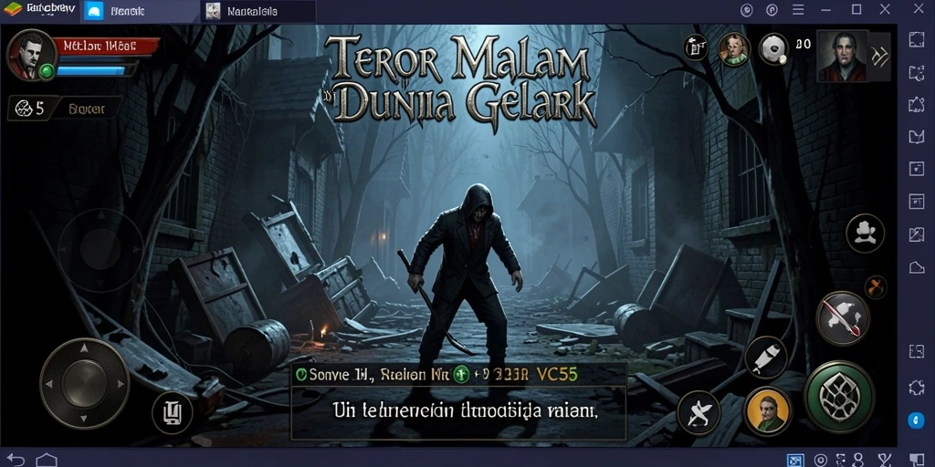 Gameplay seram di VC55 dengan suasana mencekam.